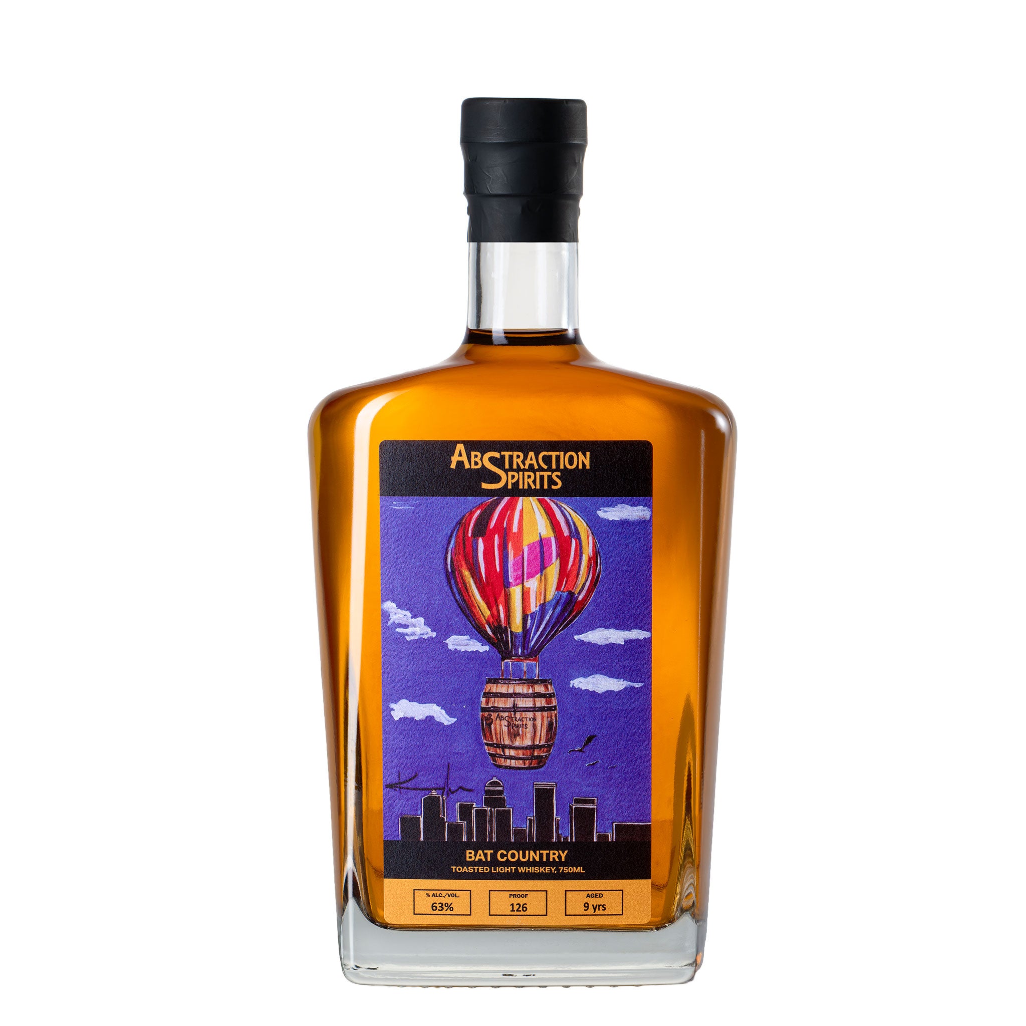 Abstraction Spirits Bat Country 9-Year Toasted Light Whiskey 750ml
