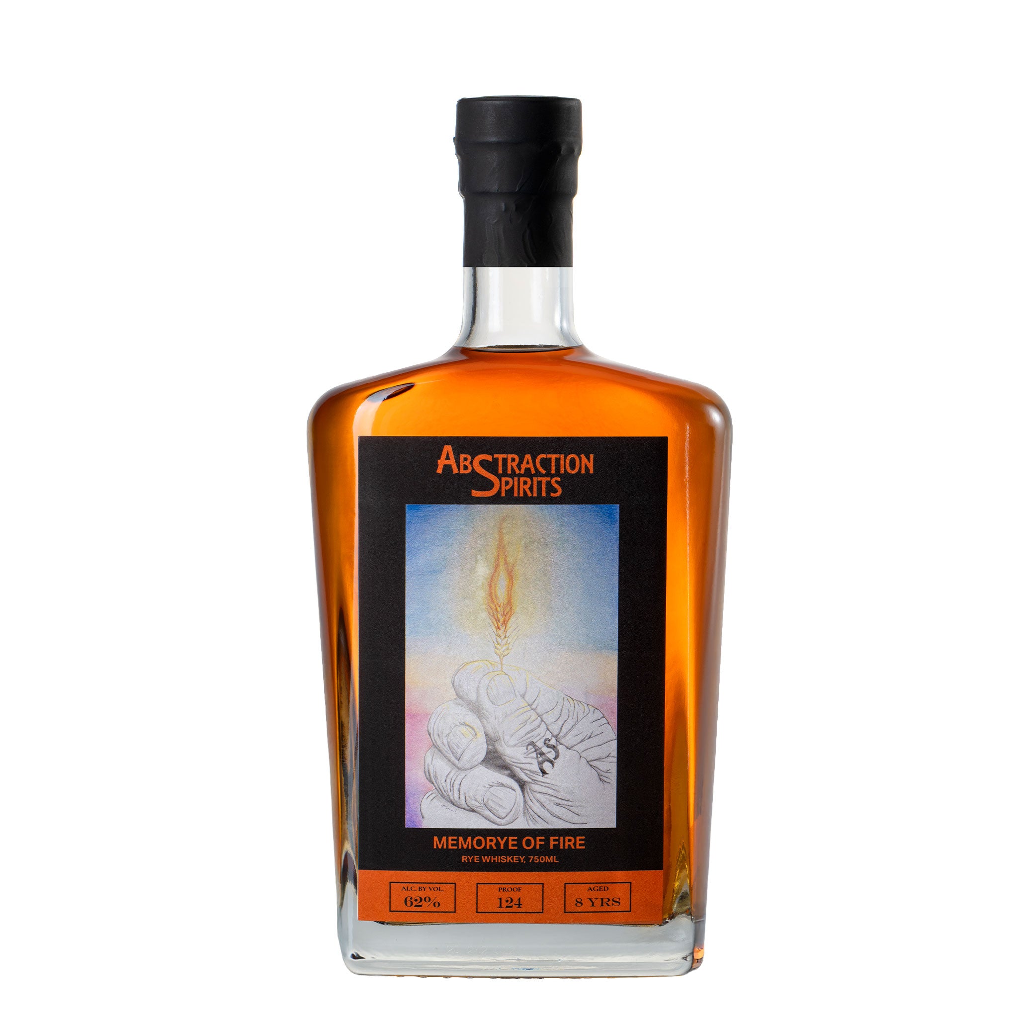Abstraction Spirits Memorye of Fire 8-Year Rye Whiskey 750ml