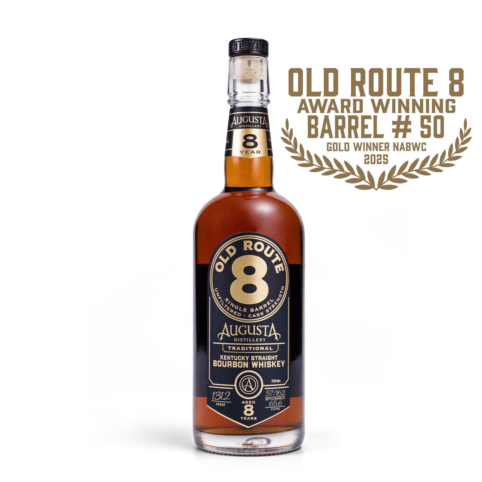 Augusta Old Route 8 Barrel #50 NABWC Award Winner 131.2 Proof 750ml