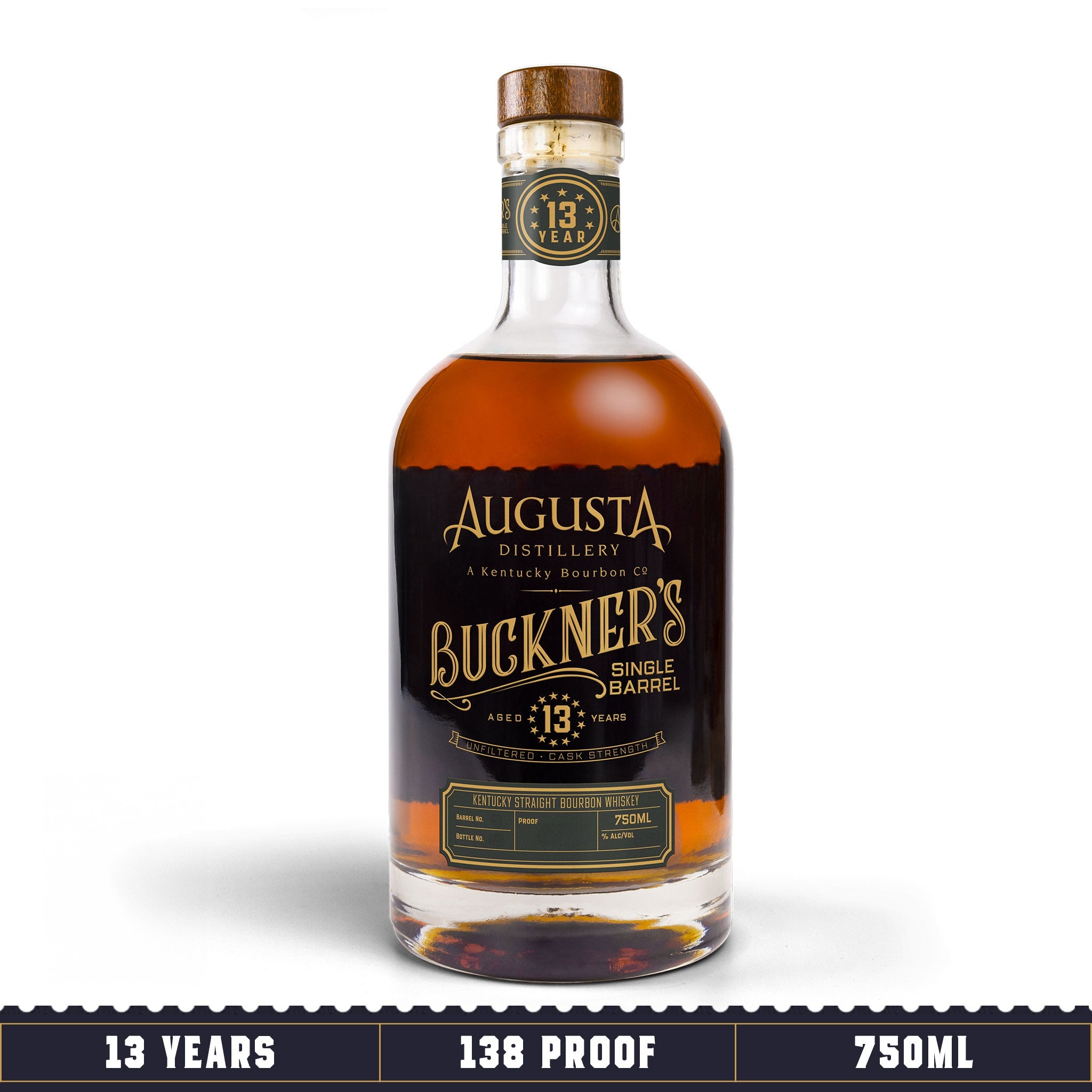 Augusta Buckner's 13-Year Barrel #55 138 Proof