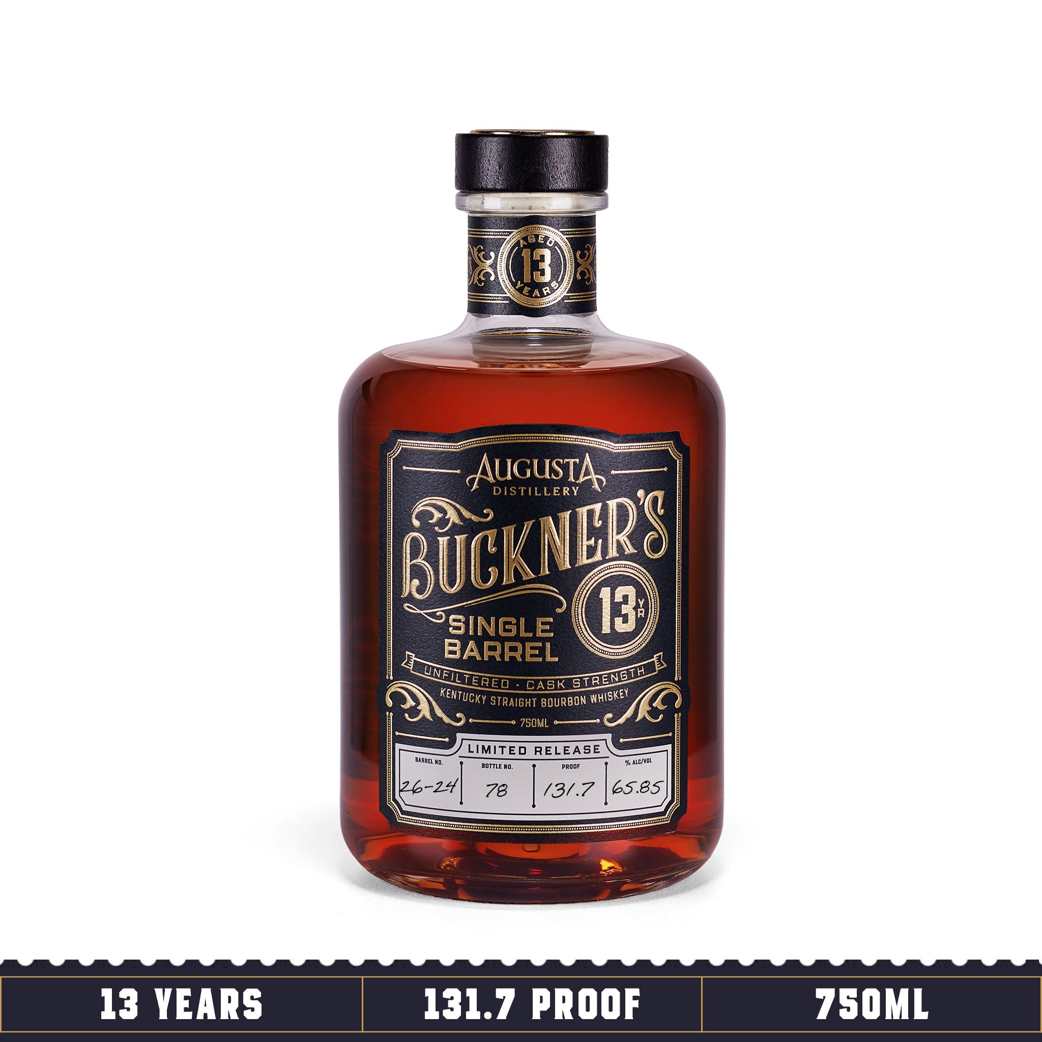 Augusta Buckner's 13-Year 131.7 Proof 750ml