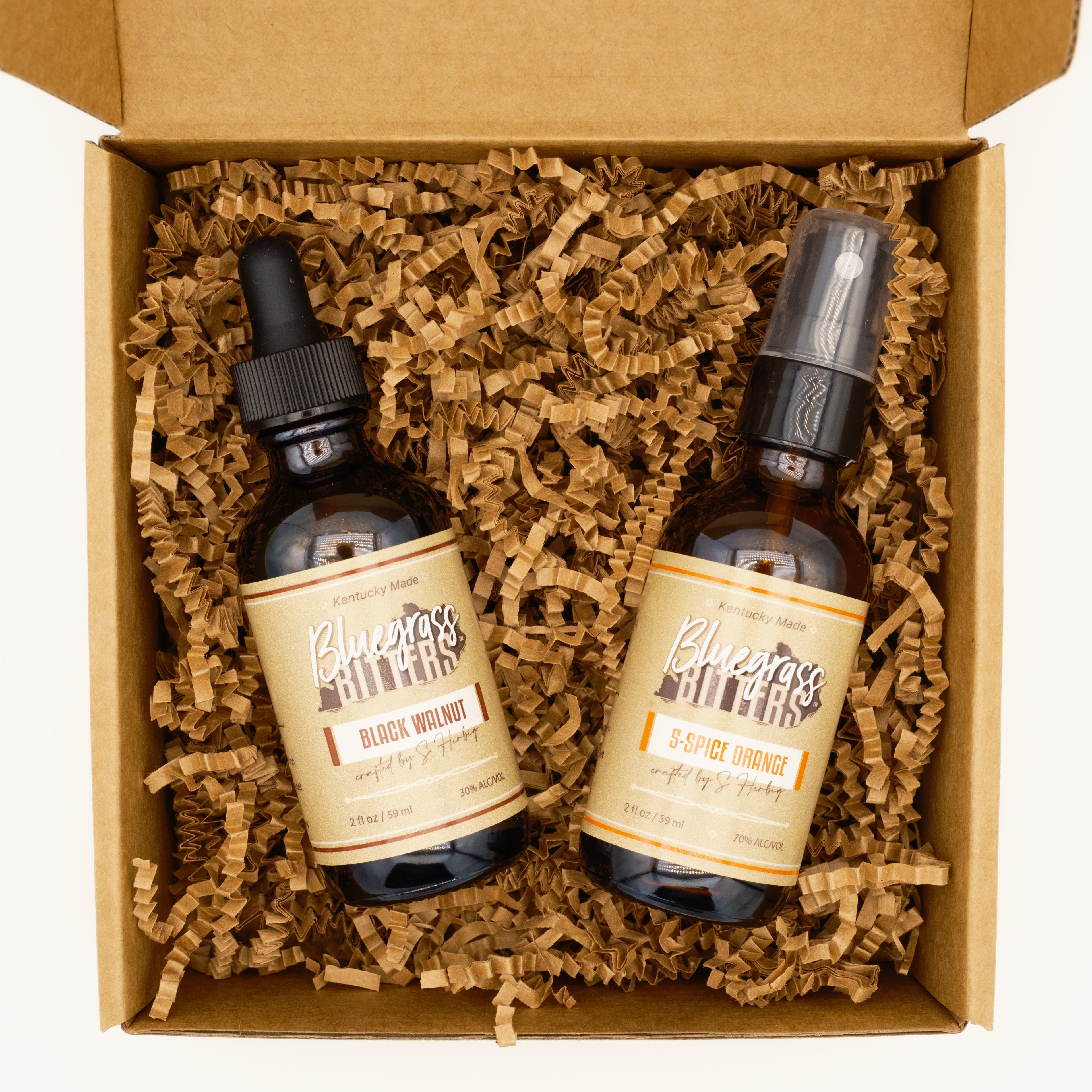 Black Walnut and 5-Spice Orange Mister Bitters Package