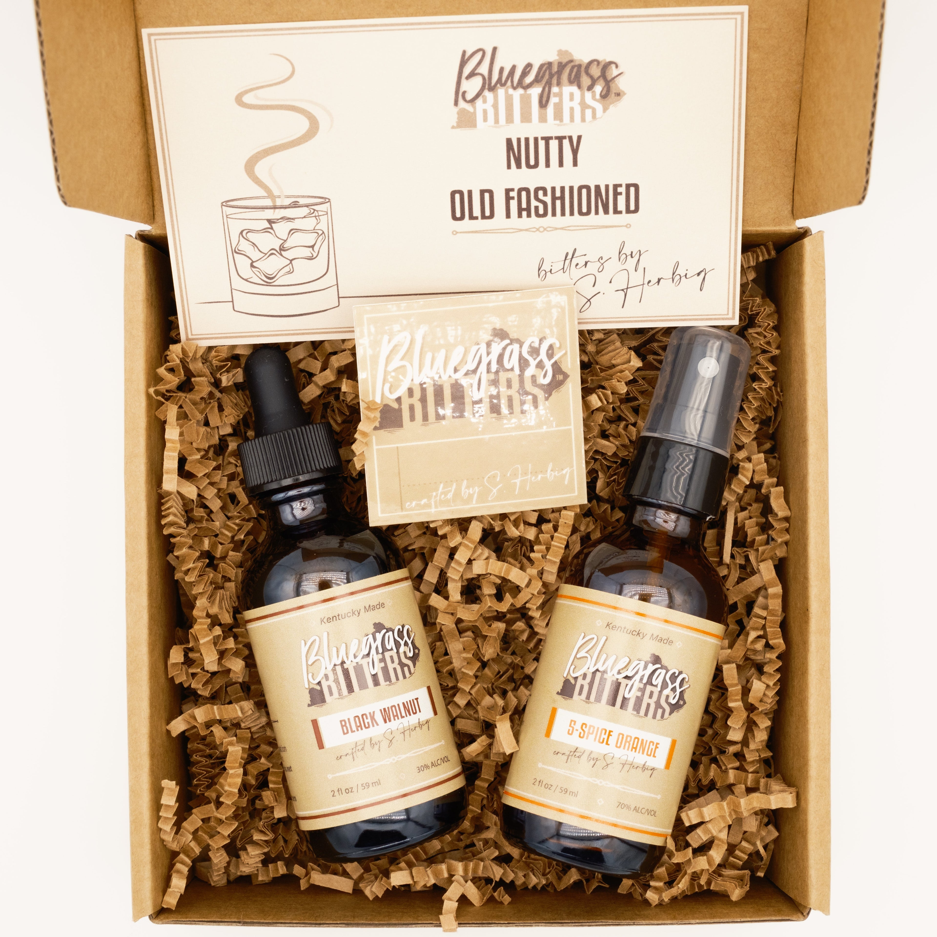 Black Walnut and 5-Spice Orange Mister Bitters Package