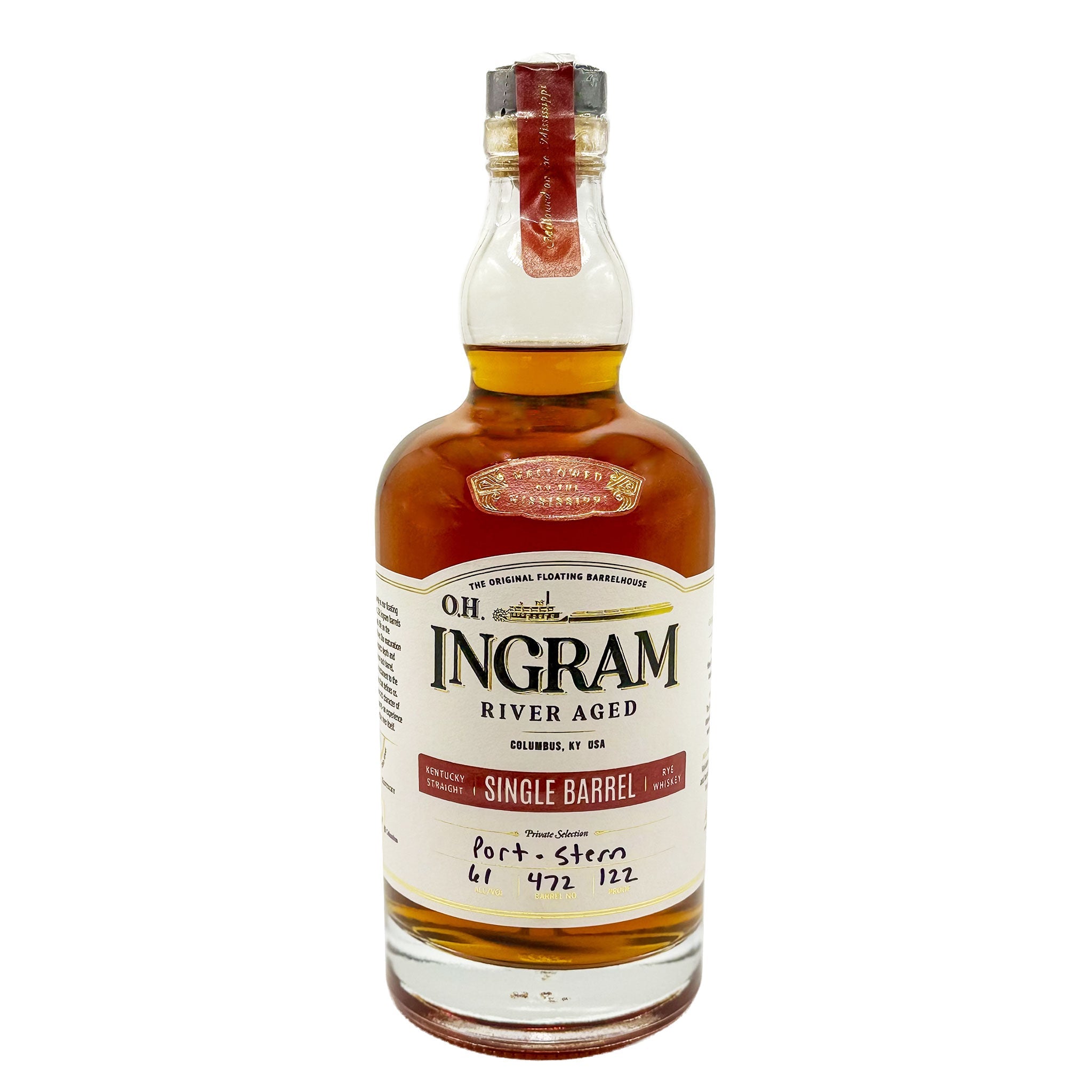 O.H. Ingram Single Barrel "Port • Stern" 122 proof