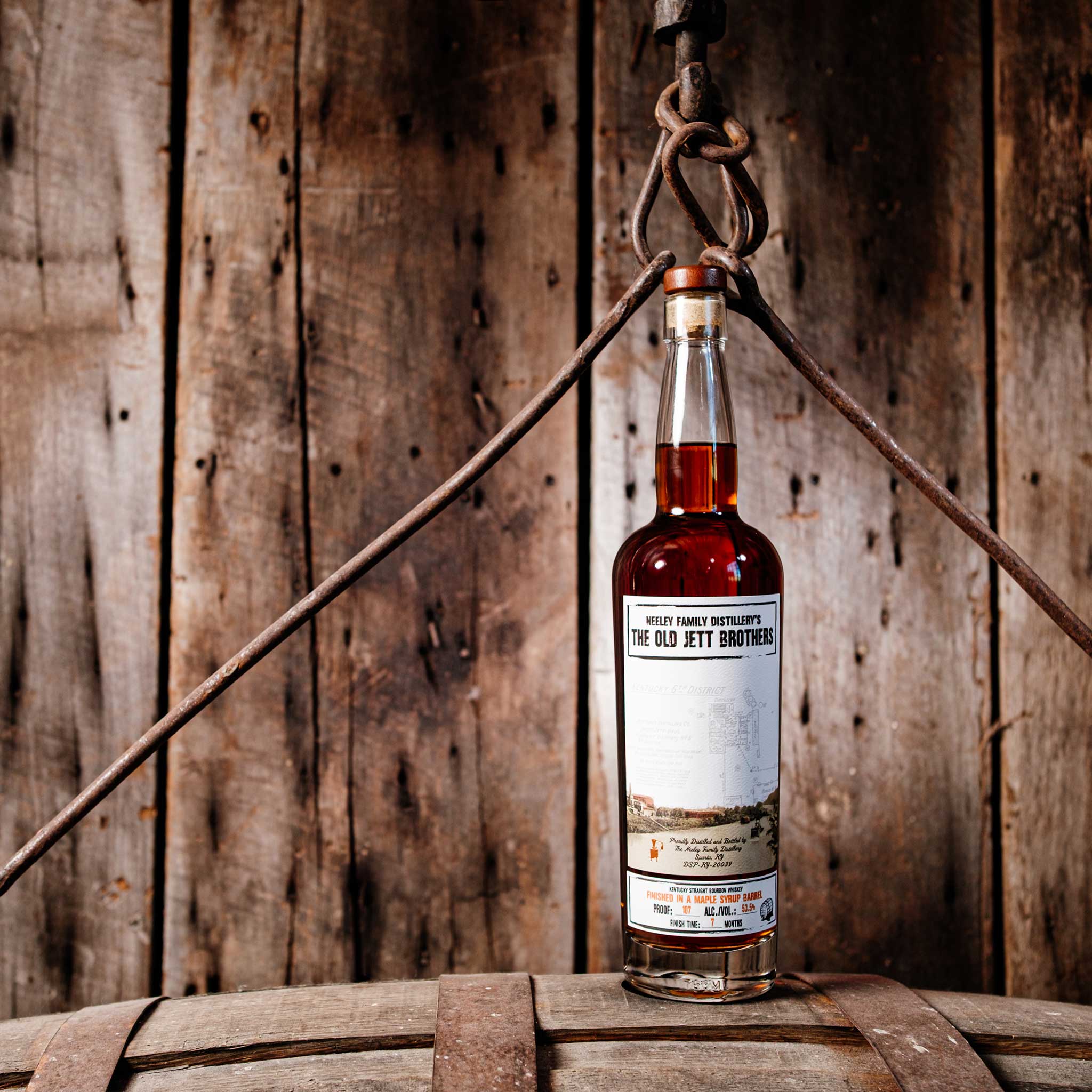 The Old Jett Brothers Maple Syrup Barrel Finish 107 Proof (750ml) Neeley