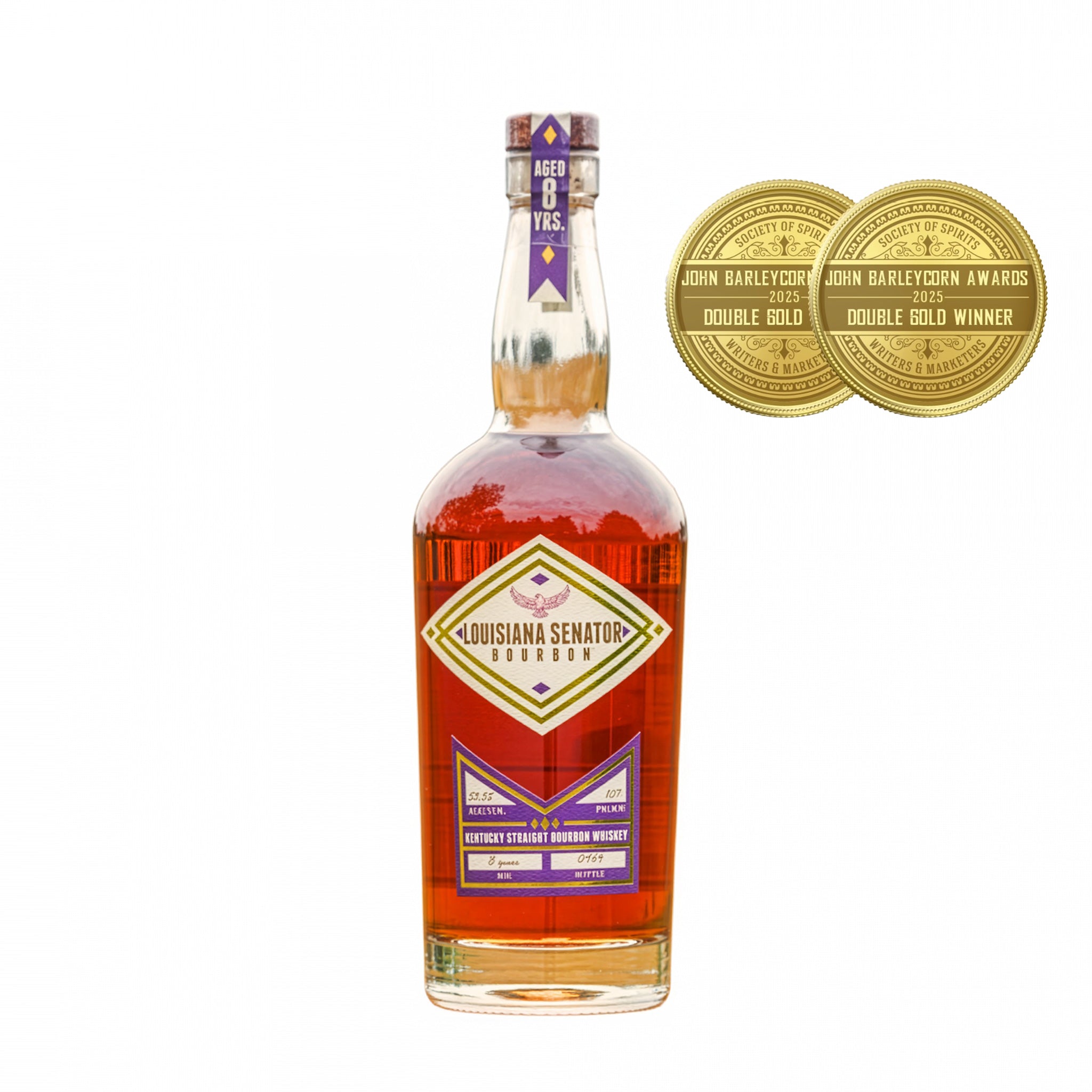 Louisiana Senator Release #1 Huey P. Long 8-Year 107 Proof Bourbon 750ml