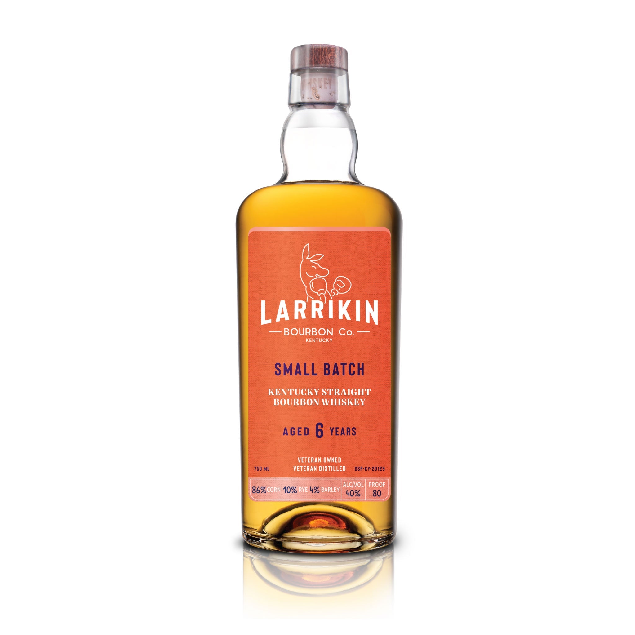 Larrikin Small Batch 6-Year 80 Proof Bourbon Whiskey 750ml
