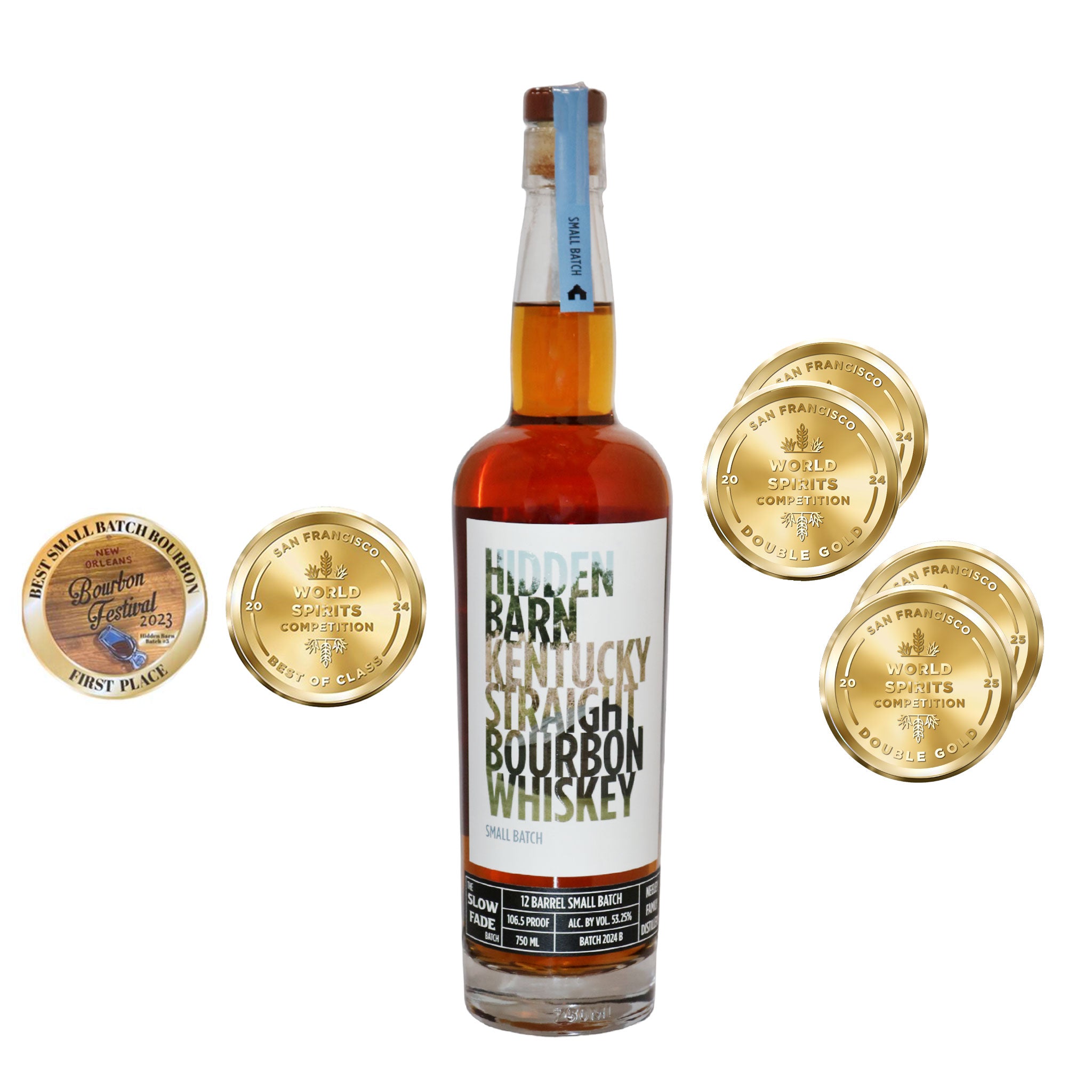 Hidden Barn "Slow Fade" Small Batch 106.5 Proof Bourbon (750ml)