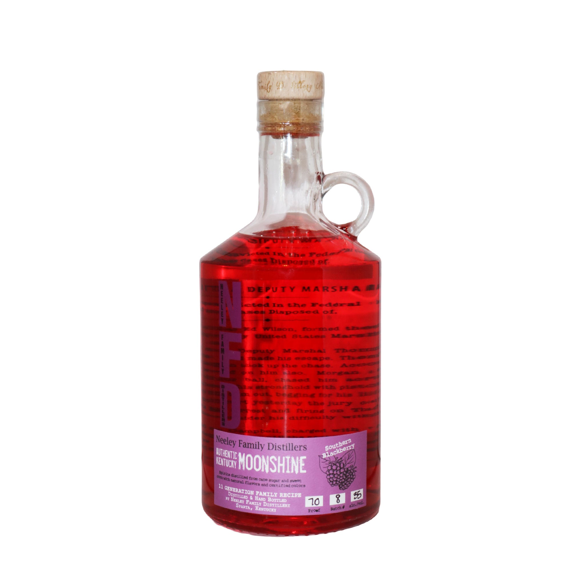 Neeley Southern Blackberry Moonshine 70 Proof 750ml