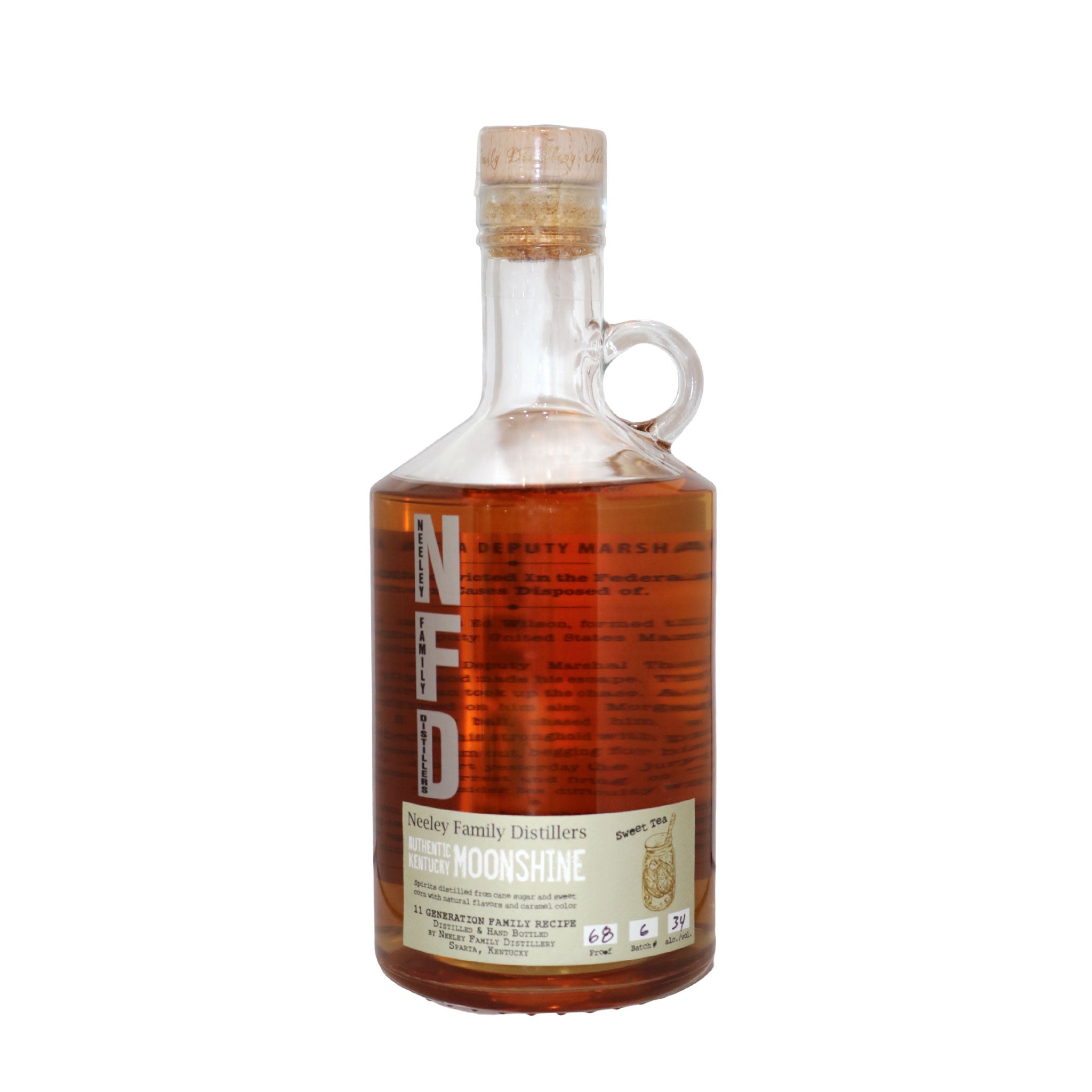Neeley Sweet Tea Moonshine 68 Proof 750ml