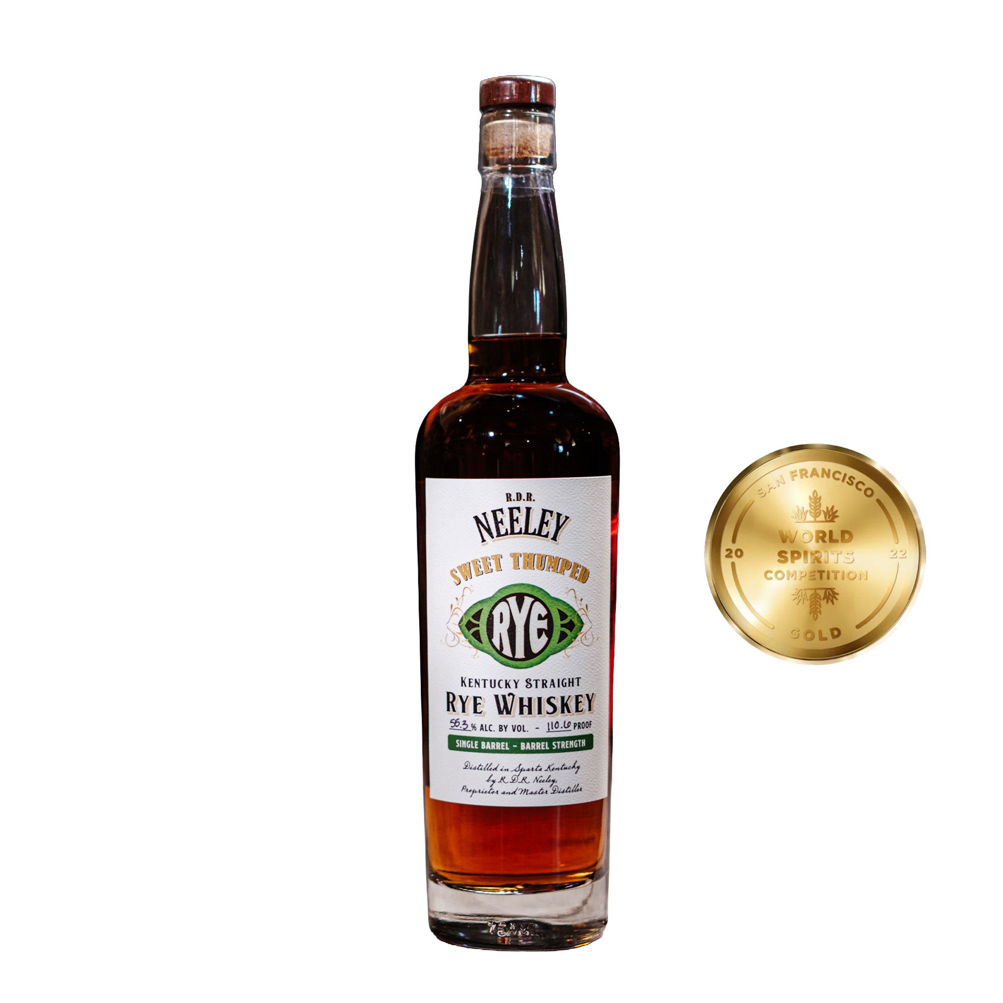 R.D.R. Neeley Sweet Thumped Rye Single Barrel 110.6 Proof 750ml