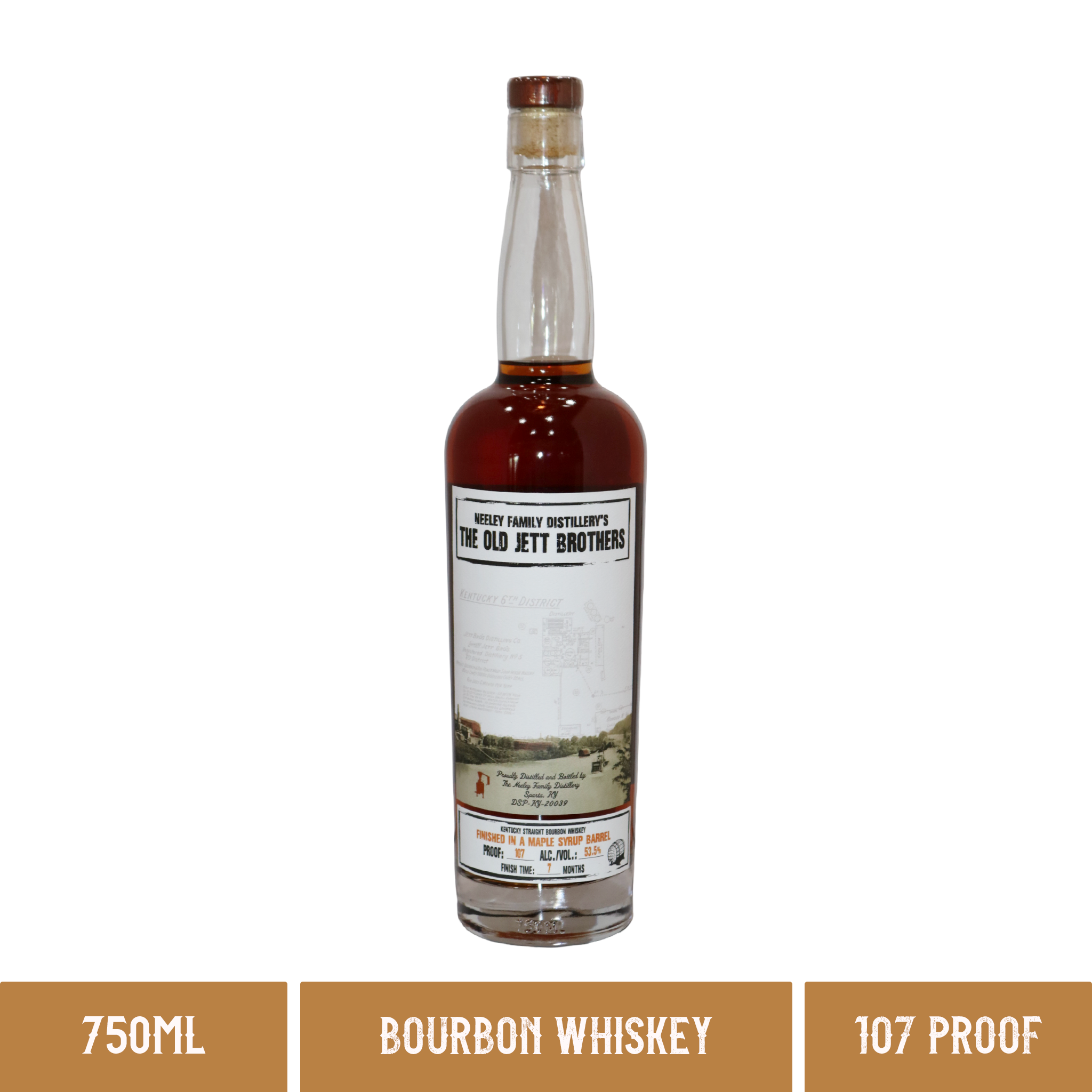 The Old Jett Brothers Maple Syrup Barrel Finish 107 Proof (750ml) Neeley