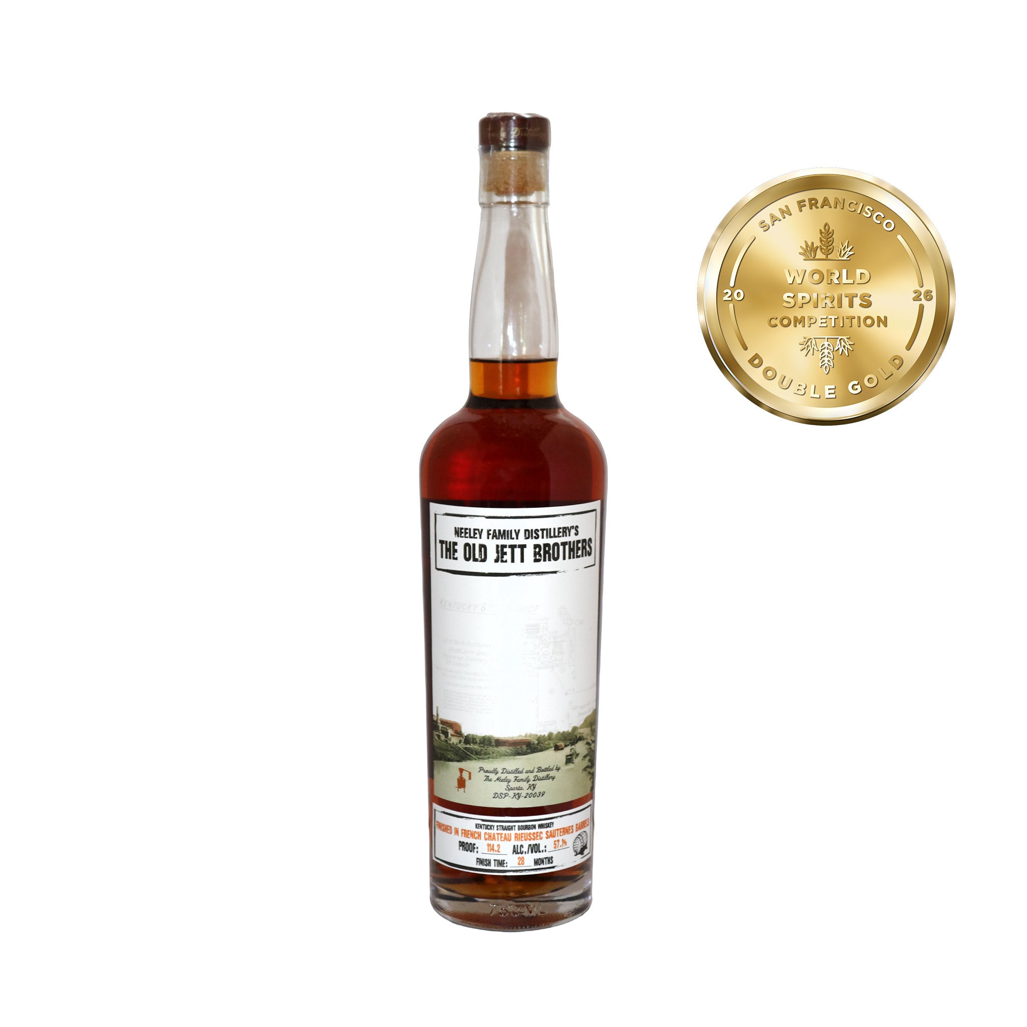Old Jett Brothers French Sauternes Barrel Finish 114.2 Proof 750ml