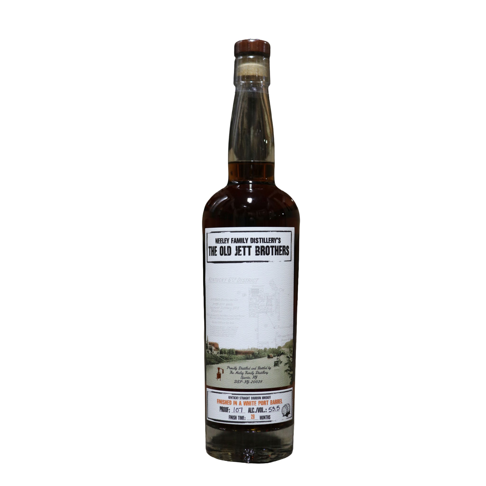 Old Jett Brothers White Port Barrel Finish Bourbon 107 Proof 750ml