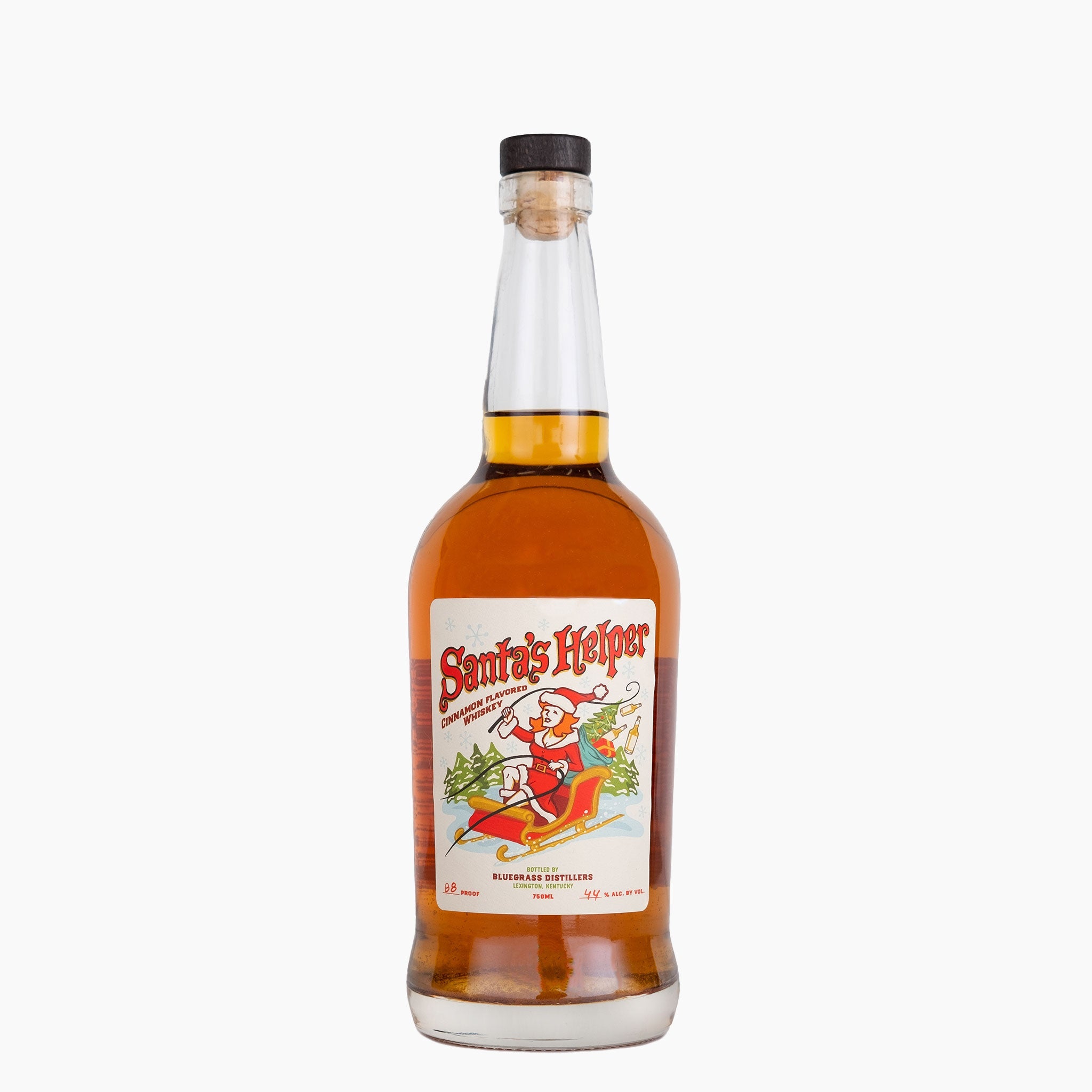 Santa's Helper Seasonal Cinnamon Flavored Whiskey