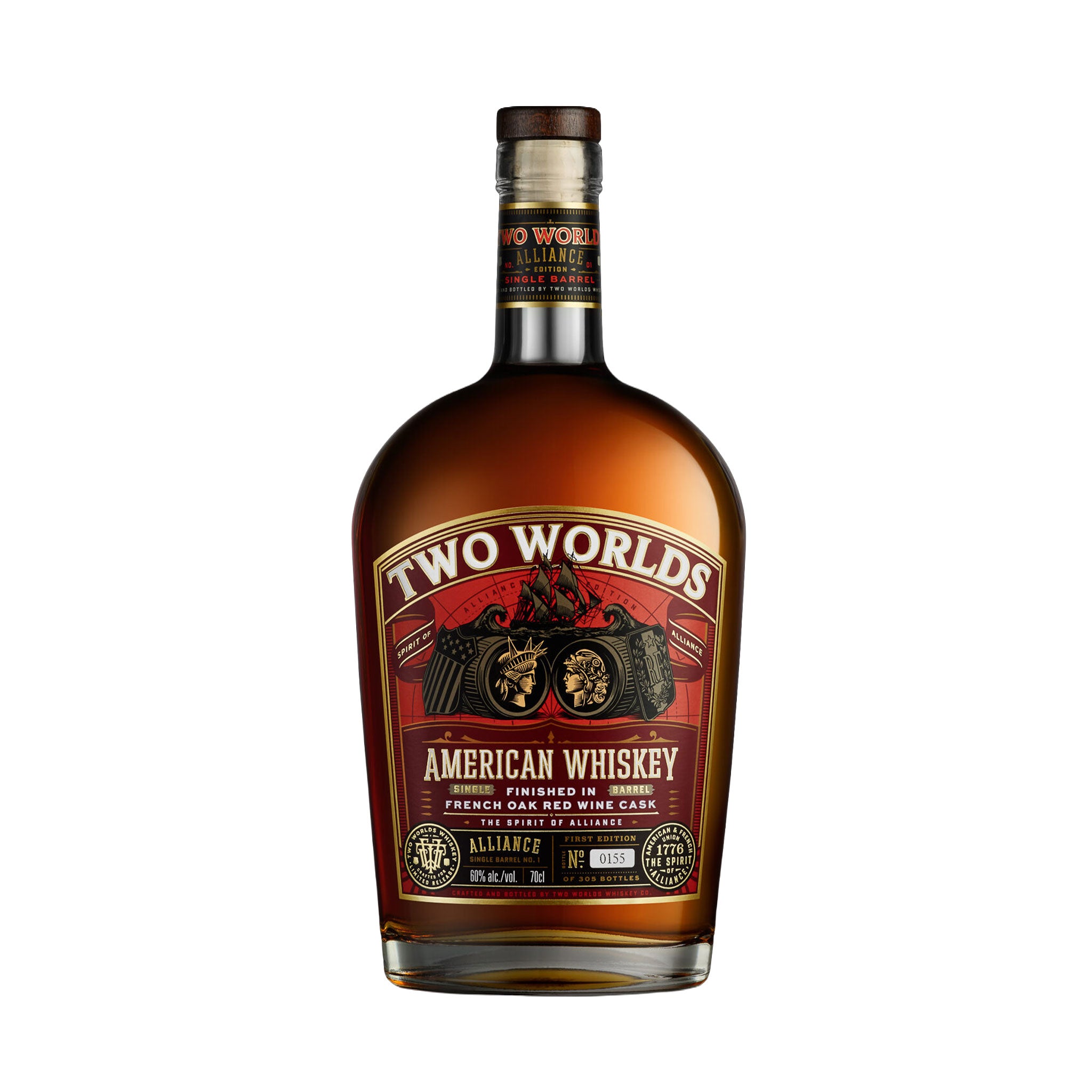 Two Worlds Alliance Single Barrel No.1 Whiskey 700ml