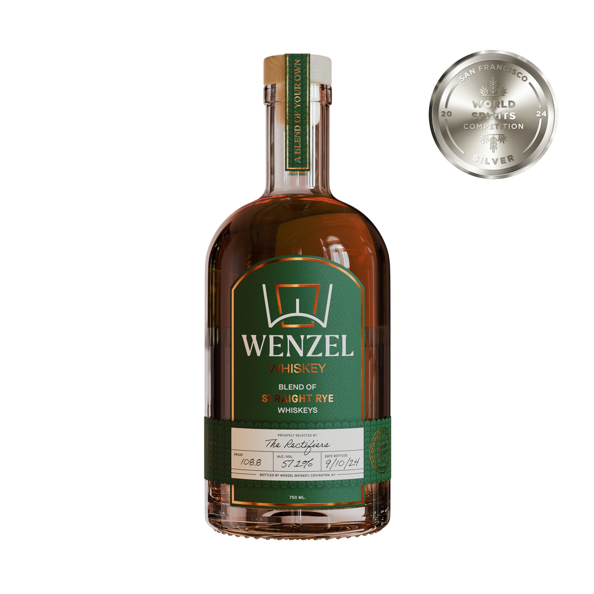 Wenzel Rectifiers Straight Rye Whiskey Batch #01 750ml