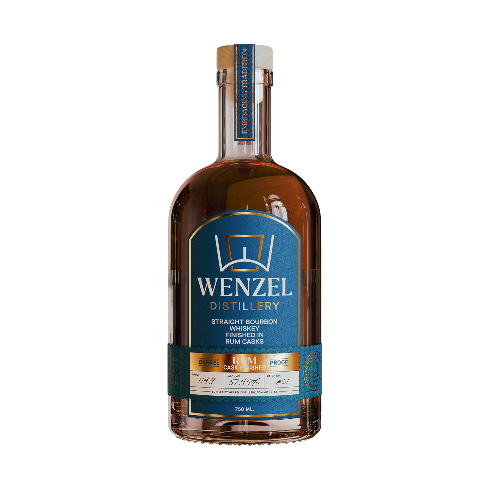 Wenzel Rum Cask Finished Straight Bourbon 750ml