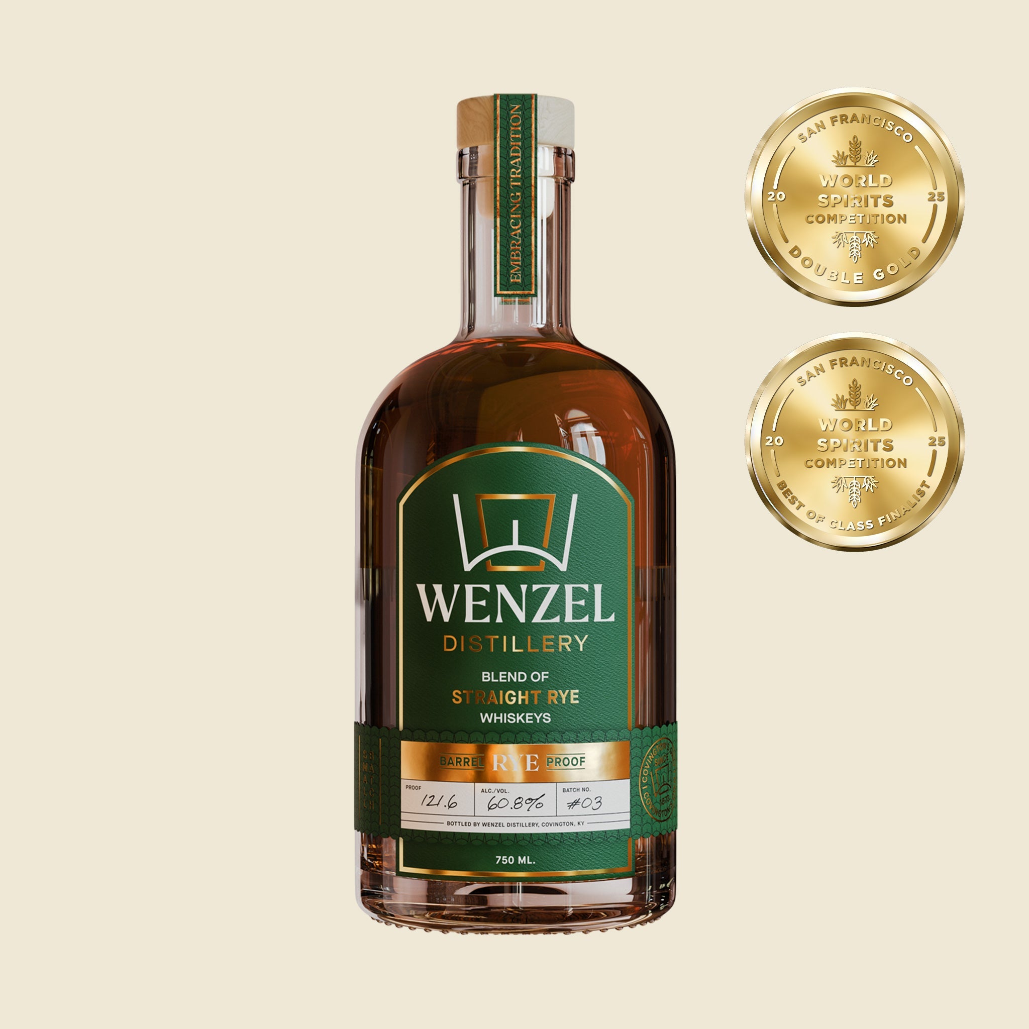 Wenzel Straight Rye Barrel Proof Batch #03