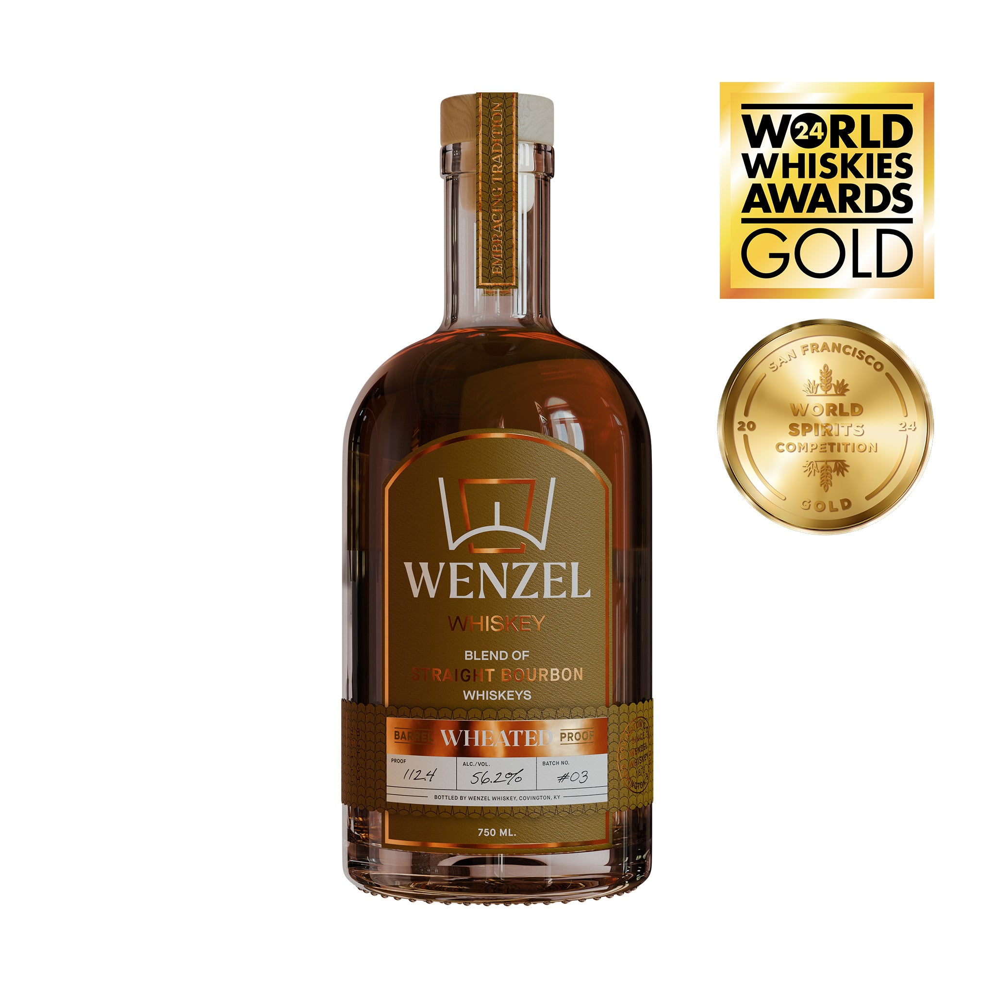Wenzel Wheated Barrel Proof Bourbon 750ml