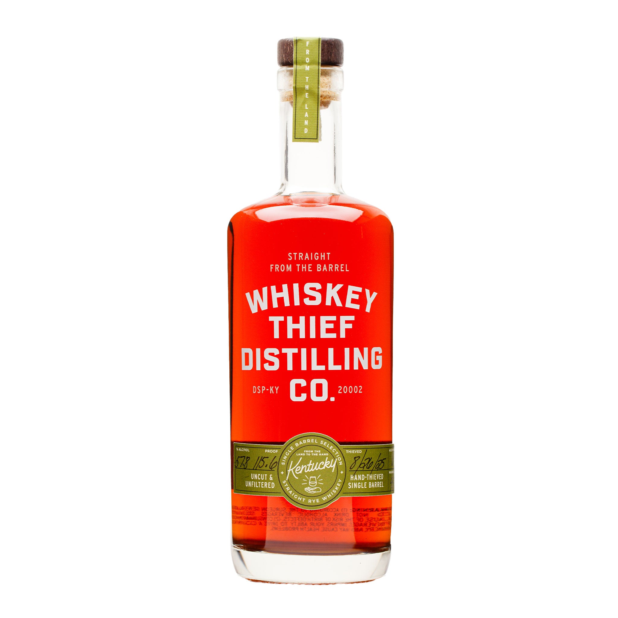 Whiskey Thief Rye 6-Year Single Barrel Whiskey 375ml