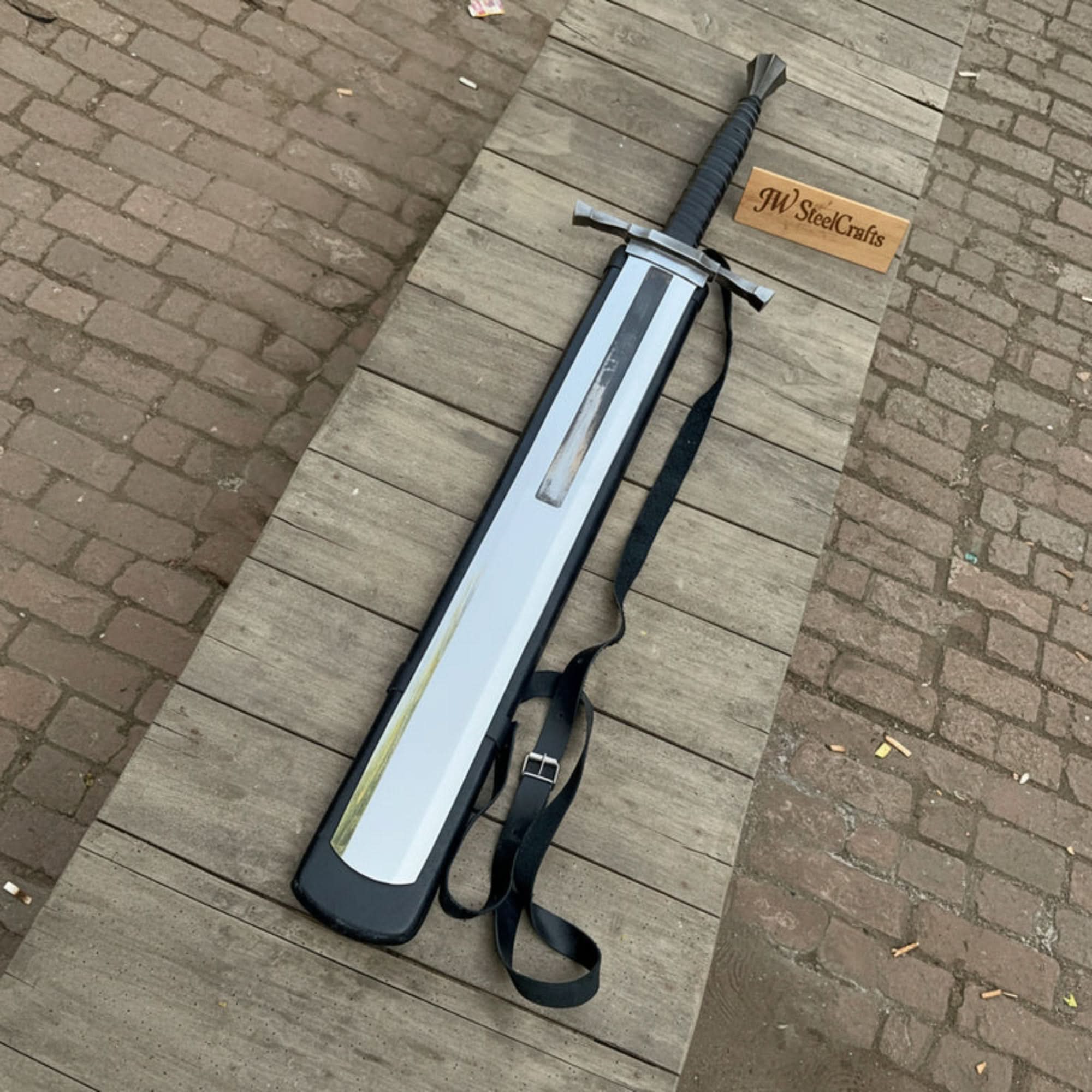 Dragon Slayer Inspired Greatsword Replica 37- 40”+ Slab Blade Berserk Anime Cosplay Sword